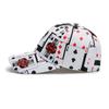 Men's and Women's Trendy Printed Baseball Caps Korean Style Fashion Street Hats Hip-Hop Poker Hats Outdoor Hats