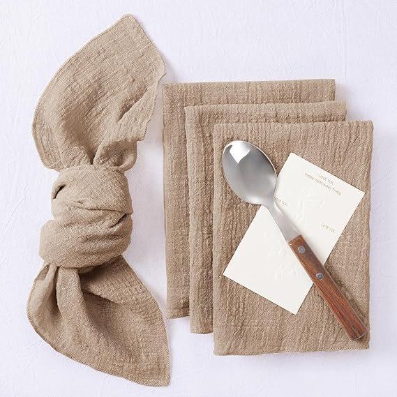 50pcs Cloth Napkins 100% Cotton  Gauze Fabric 30x30cm For Wedding Party Birthday Tea Towel Table Baby Shower Christmas Napkins