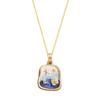 Artistic Blossomy Bivalve Charm Necklace 10 Artisanal Designs Additional Metal Mixture Jewelry Perfect For Gifting Instances
