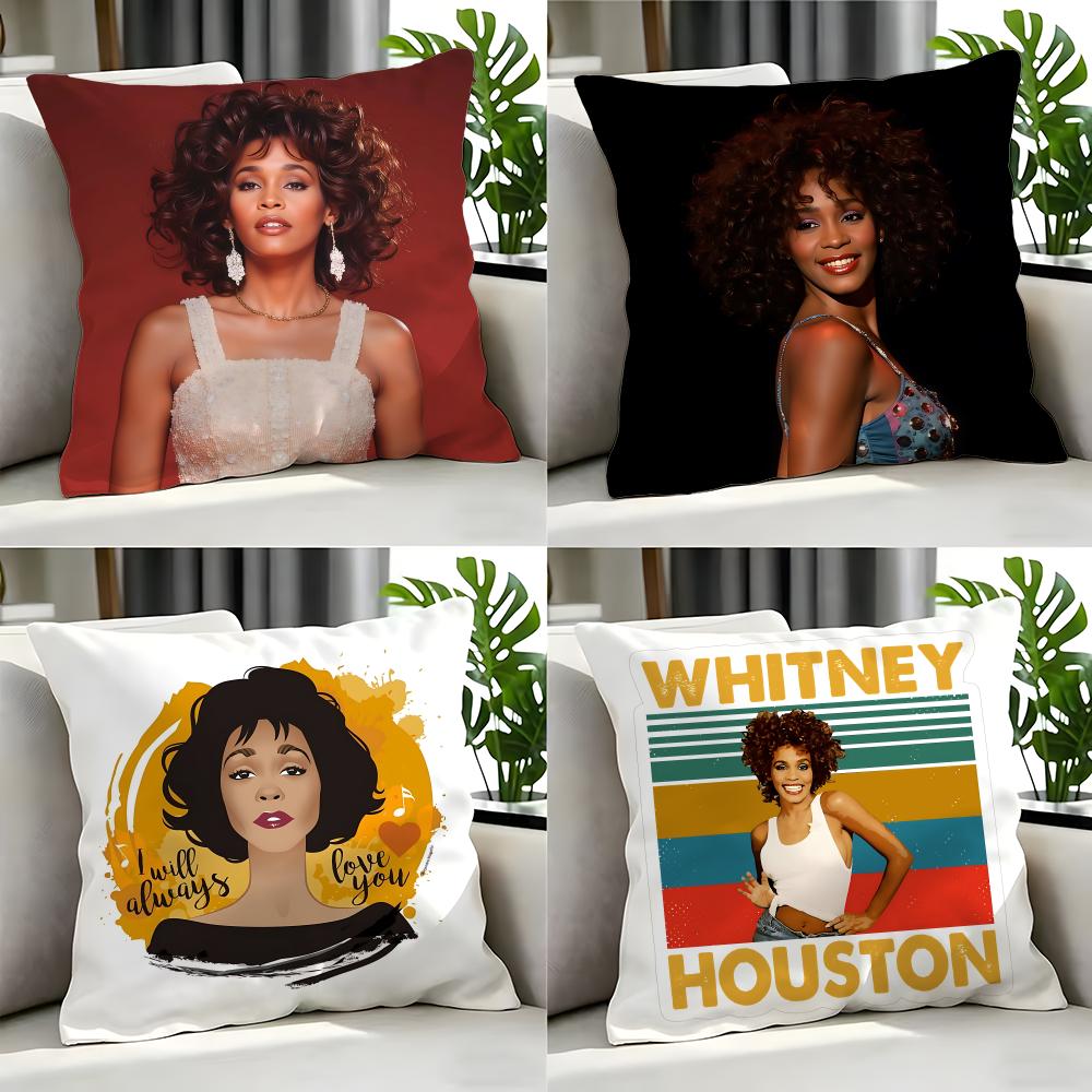 Singer Whitney Houston Cushion Cover Cushion Cover Set Pcs X X X Pillowcase Decorative Sofa Home Decor