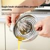 Manual Squeezer Citrus Lemon Orange Grapefruit Juicer 304 Stainless Steel Robust Hand Juicer Reamer Rotation Press with Strainer