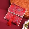 Spring Festival Brocade Red Envelope New Year Blessing Words New Year Money Bag  Chinese Wedding