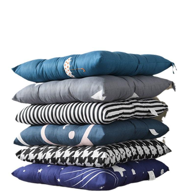 Thickened Printed Chair Seat Pad for Office, Student, or Dining Chairs