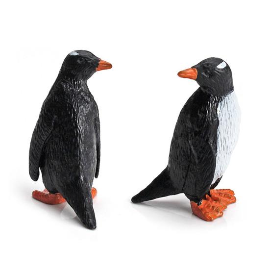 11Pcs/Set Animal Model Realistic Cognitive Education PVC Great Penguin Simulation Animal Model Birthday Gift
