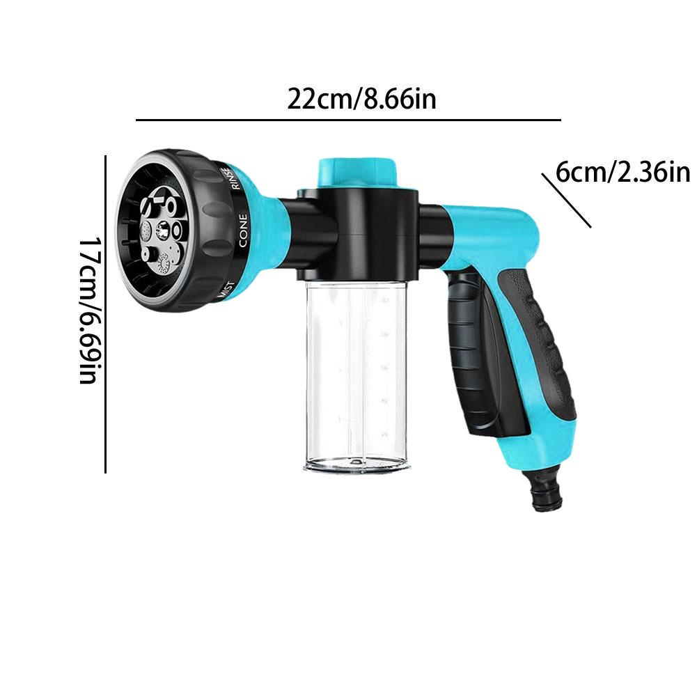 Hochdruck Sprühdüse Schlauch Hundedusche Pistole 3 Modi Einstellbar Haustierwäsche Reinigung Bad Wasser Schaum Seifensprüher Autowaschwerkzeug