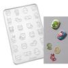 Flower Nail Art Silicone Mold 3D Butterfly Embossing Gel Print Stencil Nail Carving Template Tool for DIY Nail Art Decors