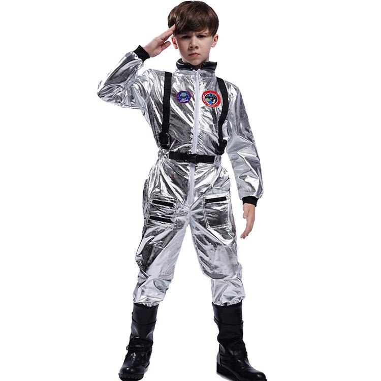 Halloween Astronaut Pilot Costume - Space Suit for Cosplay & Stage