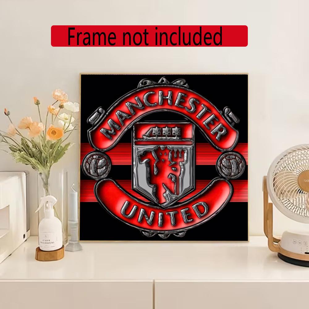 Manchester 5D Diy Diamond Paintings Mosaic Wall Round Diamond Art Painting Kits Embroidery Crystal Accessories Frameless
