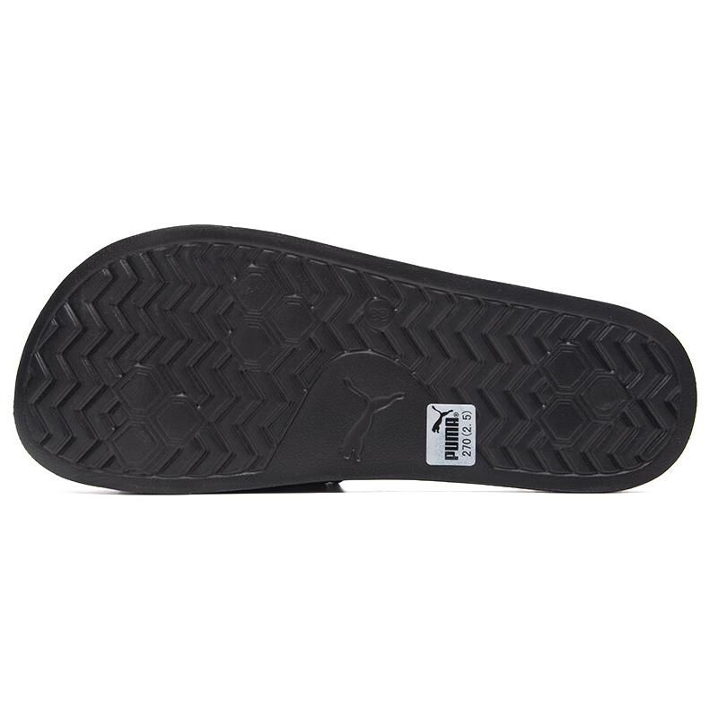 Puma Leadcat 2.0 Play Thick Sole Outdoor Non-Slip Durable Slide Sandals Unisex Footwear Black White 389118-01