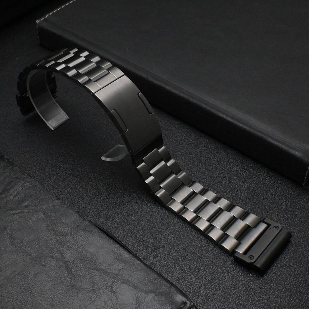 26mm Stainless Steel Band for Garmin Fenix 8 51mm Fenix 7X Pro 51mm Garmin Fenix 6X 7X Quick Fit Metal Strap for Garmin Enduro 3