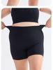 European & American Women's Plus Size High-Waist Yoga Shorts - Hip-Lifting, Anti-Exposure Sports Leggings