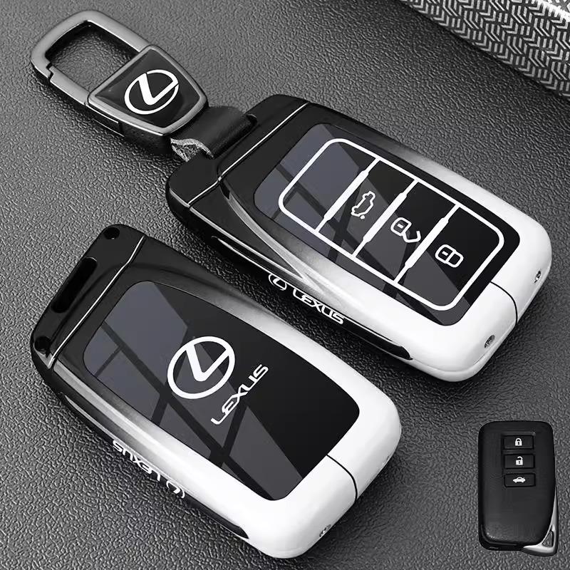 2026 Hot Interior Stickers Zinc Alloy Car Key Case Cover Protect Shell For Lexus NX 200 NX300H RX 350 450H ES 350 ES 300h Auto R