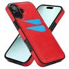 For iPhone 16 Case Card Slot Slim-Fit PU+TPU Mobile Cover