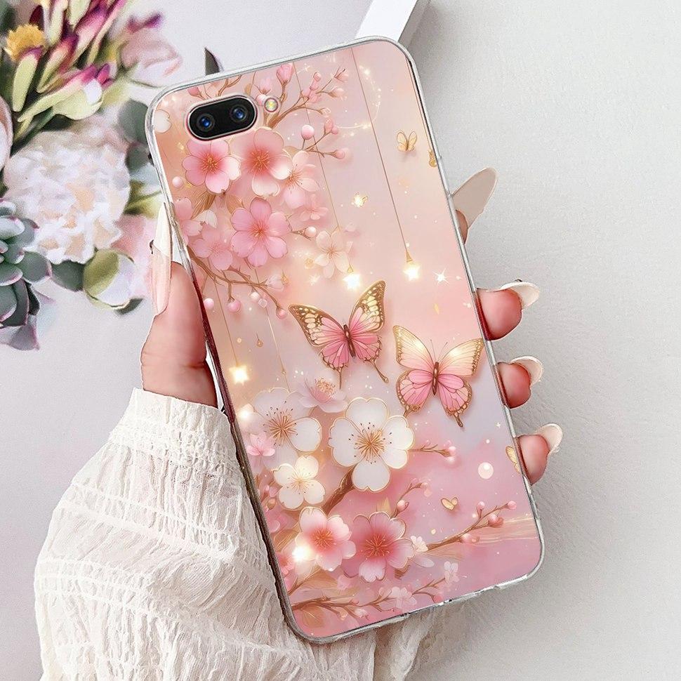 For OPPO A3S Case CPH1803 Soft Slim Fundas Cute Cartoon Cover For Oppo A5 AX5 CPH1809 OppoA3s Phone Cases Oppo A3 s A 3s Coque