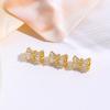 Copper-plated K gold color-preserving beads handmade loose beads DIY bracelet necklace crystal pearl spacer beaded jewelry accessories