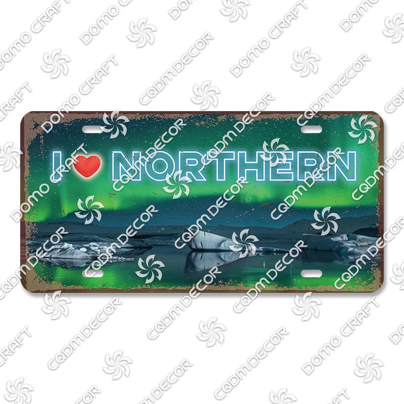 National Tourist City Plaques Metal Plate London Hawaii Venice Retro Metal Tin Signs Wall Decor Garage Car Club Living Room Home