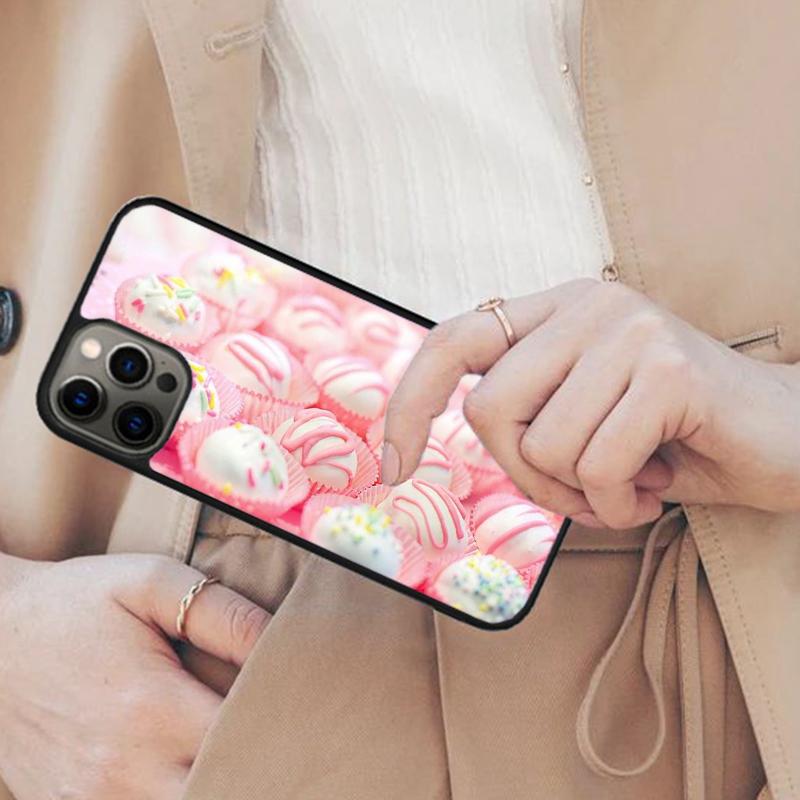 

Cake Marshmallow Icing Balls Magnetic Phone Case For APPLE iPhone 17 Air 16 14 13 12 Pro Max 15 Plus Wireless MagSafe Cover iPhone 14