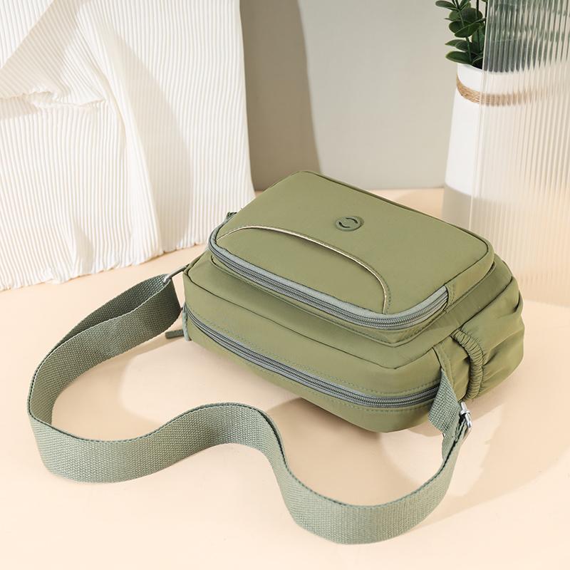 Versatile Women's Single Shoulder Bag, Casual and Simple Crossbody Bag, Waterproof Nylon Handbag Daily Use Phone Bag and Purses