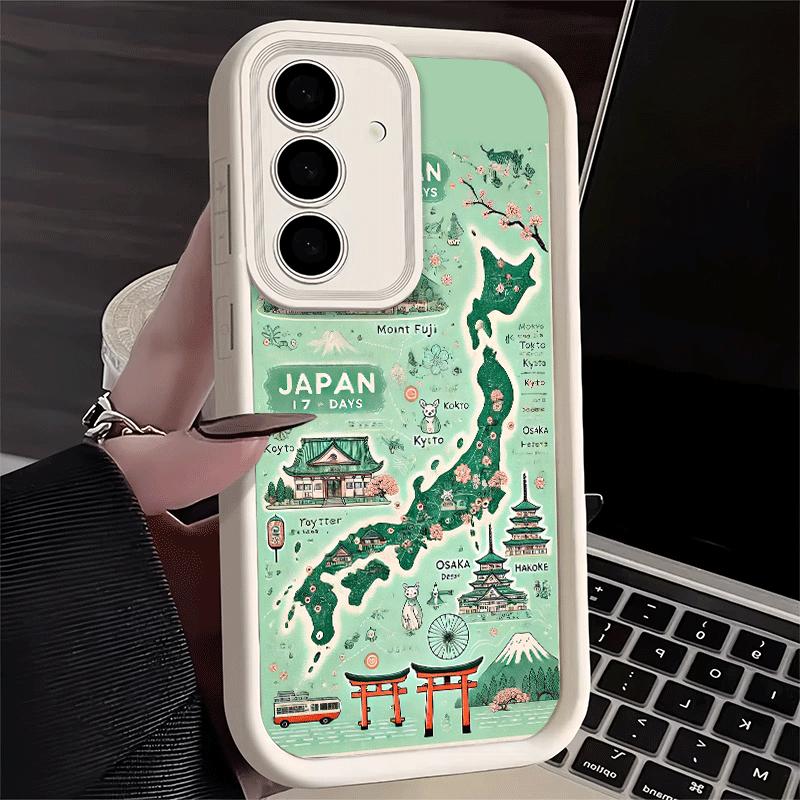 Osaka Tokyo Japan Scenery Soft Phone Case for Samsung Galaxy A17 A16 A26 A36 A56 A15 A25 A35 A55 A14 A24 A34 A54 A13 A23 A33 A53