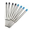 10Pcs Ball Points Pens Refills Metal Ballpoint Pen Refills, Replaceable Refills
