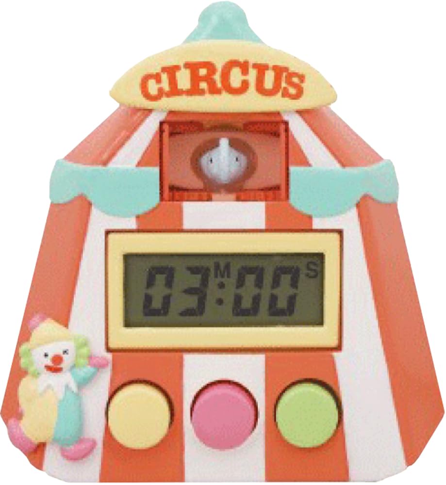 

Hassy Kitchen Timer Circus RD x x cm Top-in Pop-up EX-3128 8.5 3.2 8.6