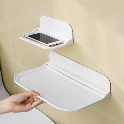 Estante de Almacenamiento Montaje en Pared Soporte de Exhibición Fuerte Capacidad de Carga Tamaño Compacto Fácil de Instalar Soporte para Teléfono Estante Plegable