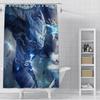 Japan Comics Kaiju No.8 Shower Curtain Waterproof Polyester Fabric Paint Bath Curtains Home Bathroom Decor Curtain Hook