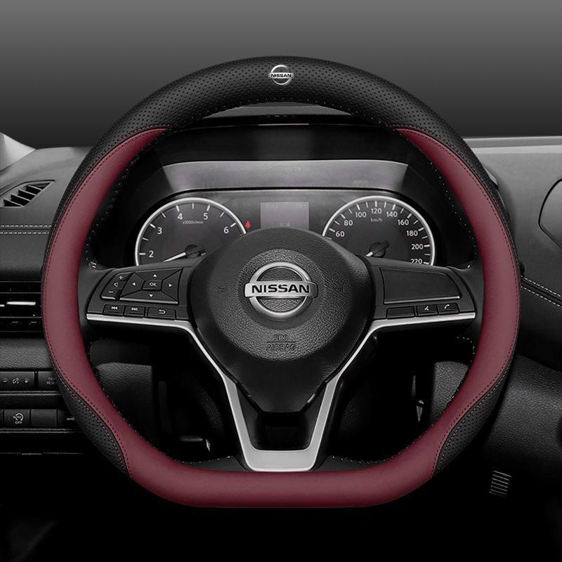 CCMLIC1 Leather Car Steering Wheel Cover for Nissan Pulsar Murano Rogue Versa Cube Juke Qashqai Leaf MAXIMA Pathfinder Micra X-Trail