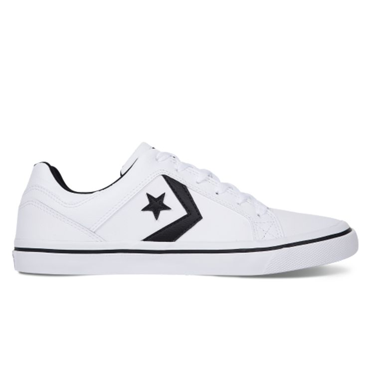 Converse All Star El Distrito Slip Resistant Lightweight Low Top Skate Shoes Unisex Sneakers White 158427C