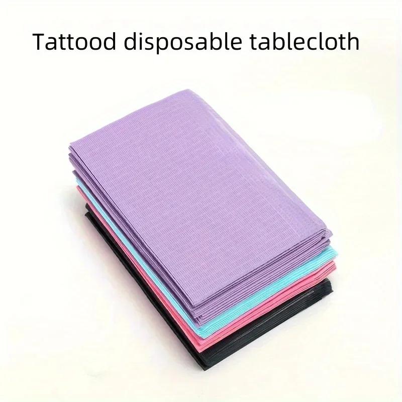 20PCS Disposable Tattoo Clean Pad Multicolour Tattoo Bibs Table Covers Clean Patient Dental Napkins Tattoo Accessories