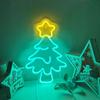 Multicolor Christmas Neon Sign USB Powered Vibrant LED Light Christmas LED Neon Light Light Up Design Plug-and-Play