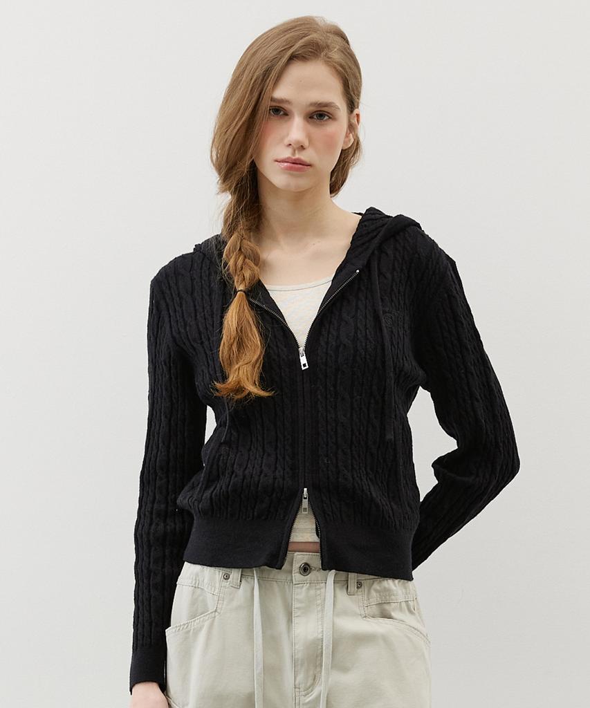 Citybreeze Cable Zip-Up Hoodie_3 Colors