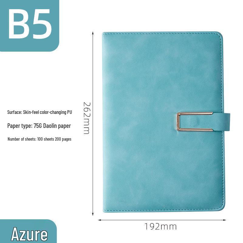 A5 Custom Logo Business Notebook Set - Premium Gift for Office Meetings