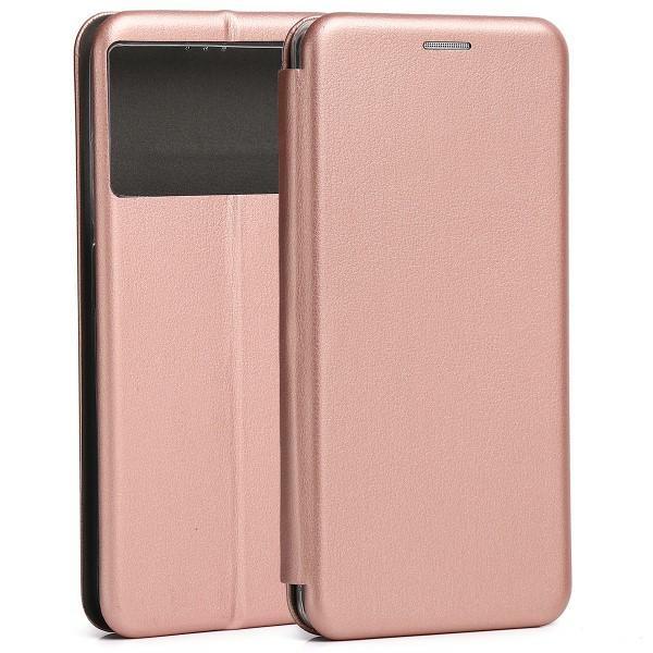Etui z klapką do Xiaomi Poco M5 Beline Różowo-złote