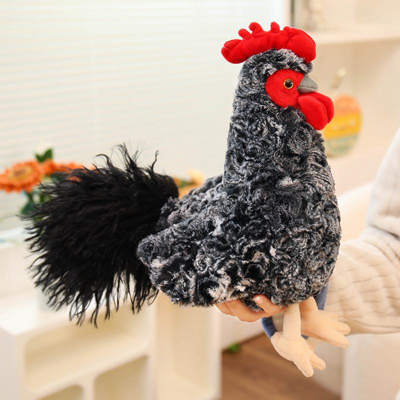 Animal Plush Toy Crows Roosters Kids Gift With Pp Cotton Filling For Playroom Decor