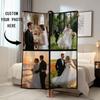 1pc Customized Picture Blankets, Faux Wool Shawl Blankets for Couples and Families, Wedding Anniversaries, Birthday Gifts