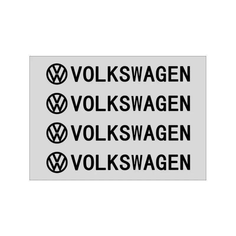 4 ks Samolepky na kľučky dverí auta Samolepky na pneumatiky Spätné zrkadlá Pre Volkswagen GTI R-Line Polo T5 Golf Passat Scirocco Beetle Tiguan