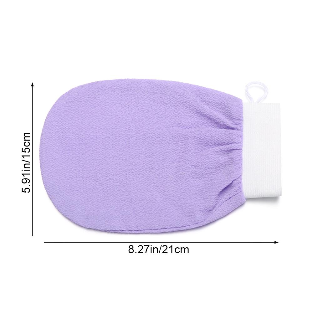 Smooth Skin Cleaner Massage Bath Glove Body Rub Exfoliating Towel Shower Scrubber