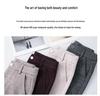 High Waist Wool Blend Pants for Women - Slimming, Casual, Wide/Narrow Leg, Loose Fit, 2025 Spring/Autumn Collection.