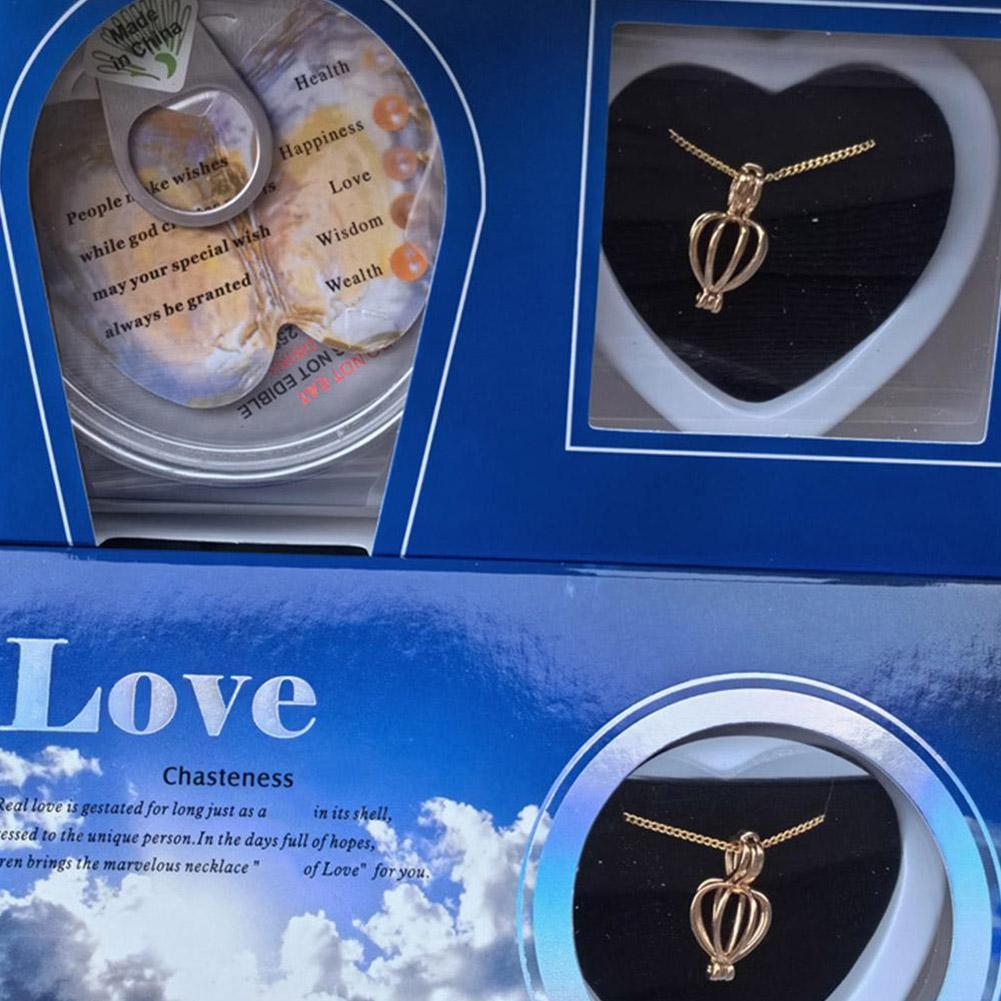 Wish Pearl Necklace Kit Innovative Chain Charm For Holiday Gift Diy Jewelry Making DIY Wish Pearl Necklace Kit