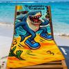 Interesting Cartoon Shark Tralalero Tralala Quick Drying Beach Towels Are Suitable For Swimming Pools Camping Yoga And The Gym