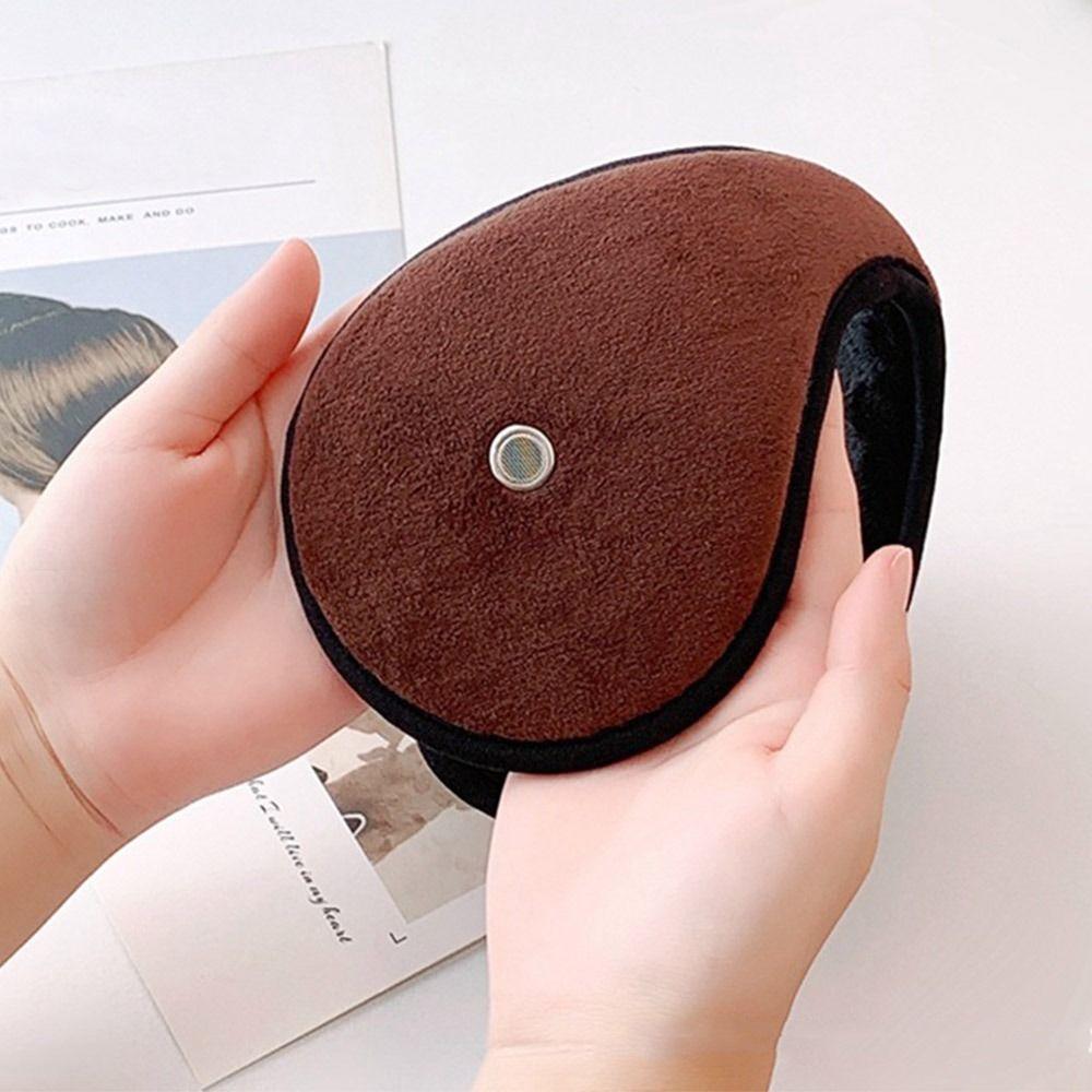 2 Stück Gemütliche Flauschige Weiche Ohrenschützer Ohrenklappen Ohrwärmer Plüsch-Ohrenschützer