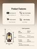 Rechargeable LED Camping Lantern - Dimmable, Handheld, Ideal for Outdoor Camping, Bars, Hotels, or Bedrooms.
