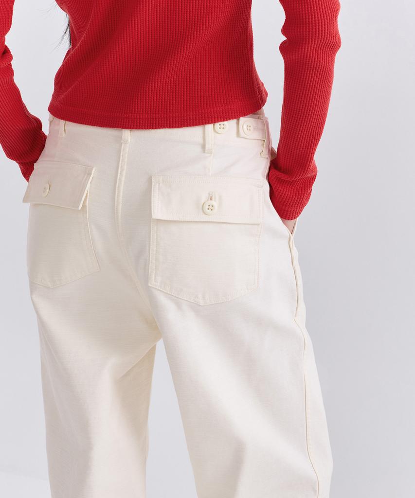 Musinsa Standard Woman Women'S Replica Fatigue Pants [Cream]