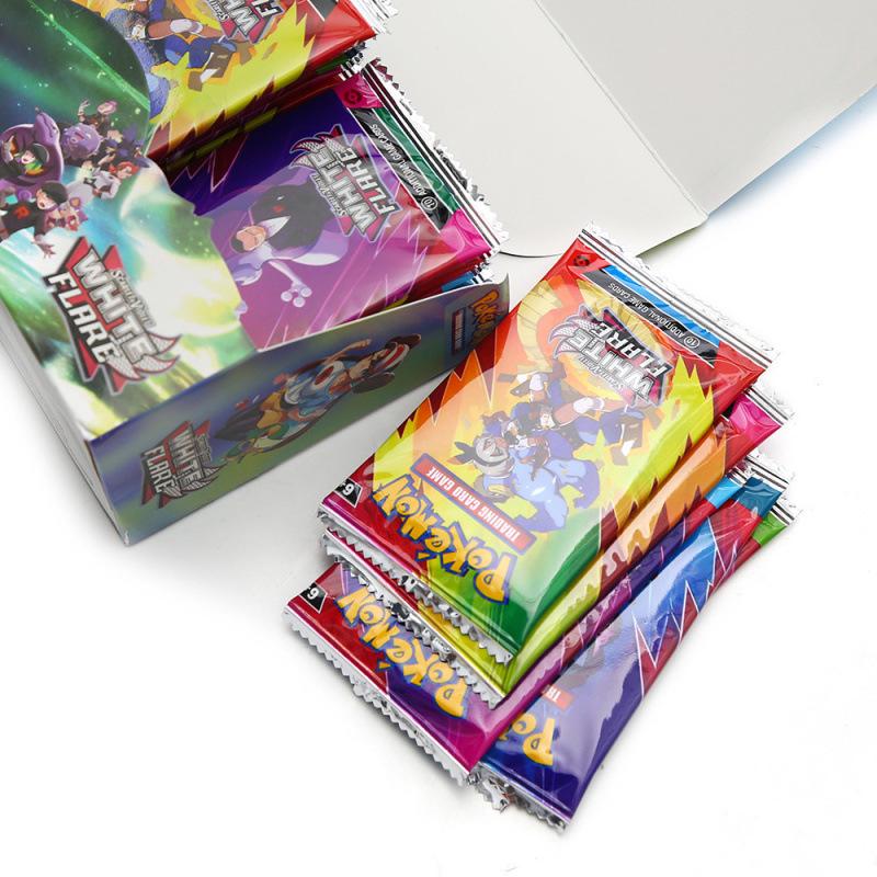 English Version Pikachu Anime Pokemon Blind Box Cards