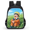 Dual Zipper Pockets, NARUTO Design Suitable For Boys&Girls, Durable 16-inch Lightweight Kids Cartoon Student Backpack Age 5-11.