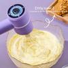 Electric Egg Beater Handheld Mixer USB-C Charging Cordless Whisk with Detachable Beaters 3 Speeds Modes Kitchen Tool for Baking Cooking