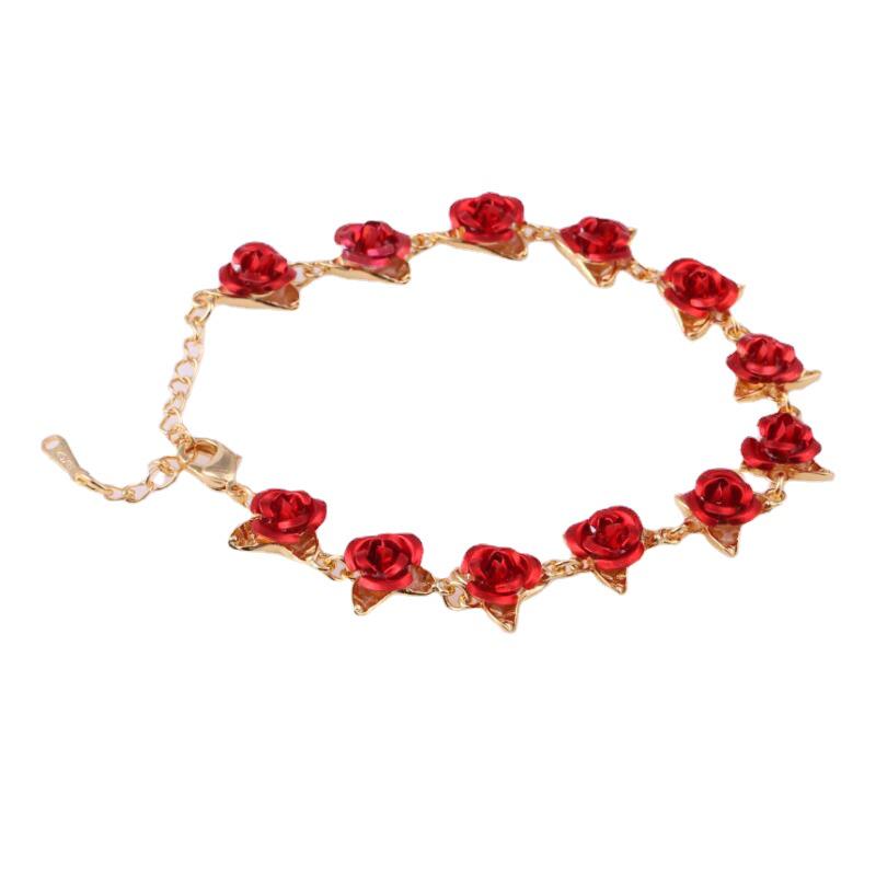 Rose Gold-Plated Women's Bracelet - European & American Simple Korean Design