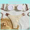 Womens Sexy Euro Bikini Set With Polyester Fabric For Swimming And Water Sports