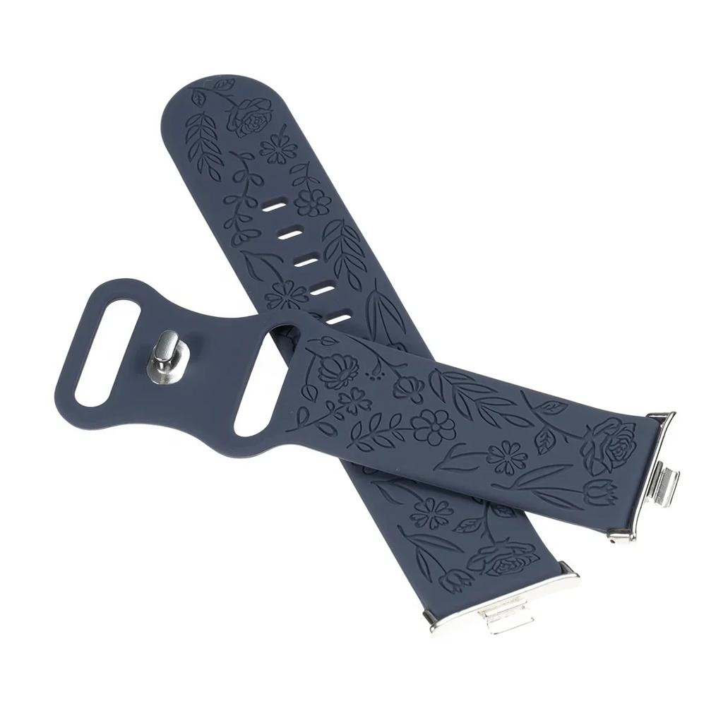 New Carving Strap for Redmi Watch 4 Magnetic Silicone Band for Xiaomi Mi Band 8 Pro 9 Pro Smartwatch Bracelet Accessories Correa